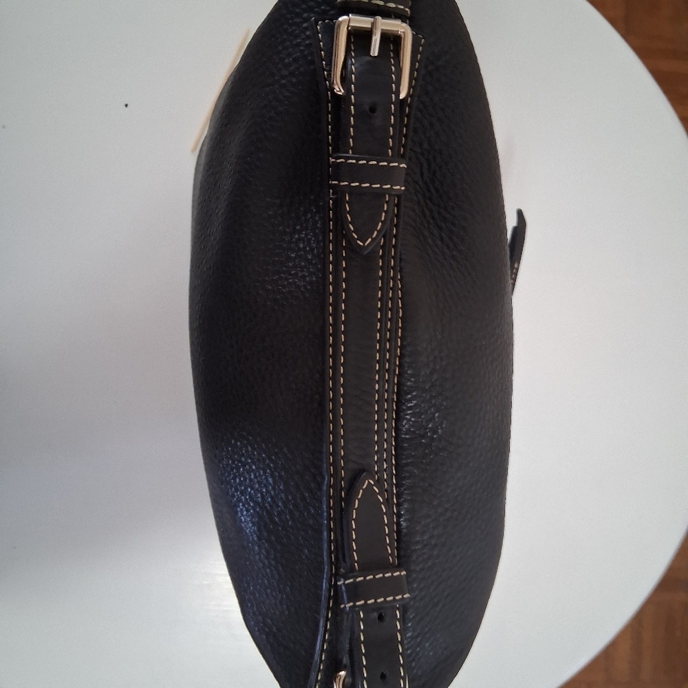 Dooney & Bourke Black Pebbled Leather Shoulder Bag - Picture 12 of 16